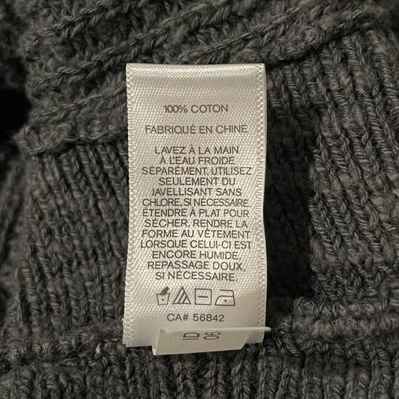 Express Women’s Sweater with Zipper Gray Extra Small - Picture 9 of 10